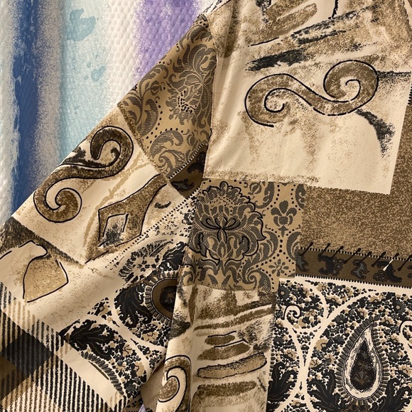 Vintage Alfred Dunner Patchwork blouse, size 14 - Picture 7 of 11